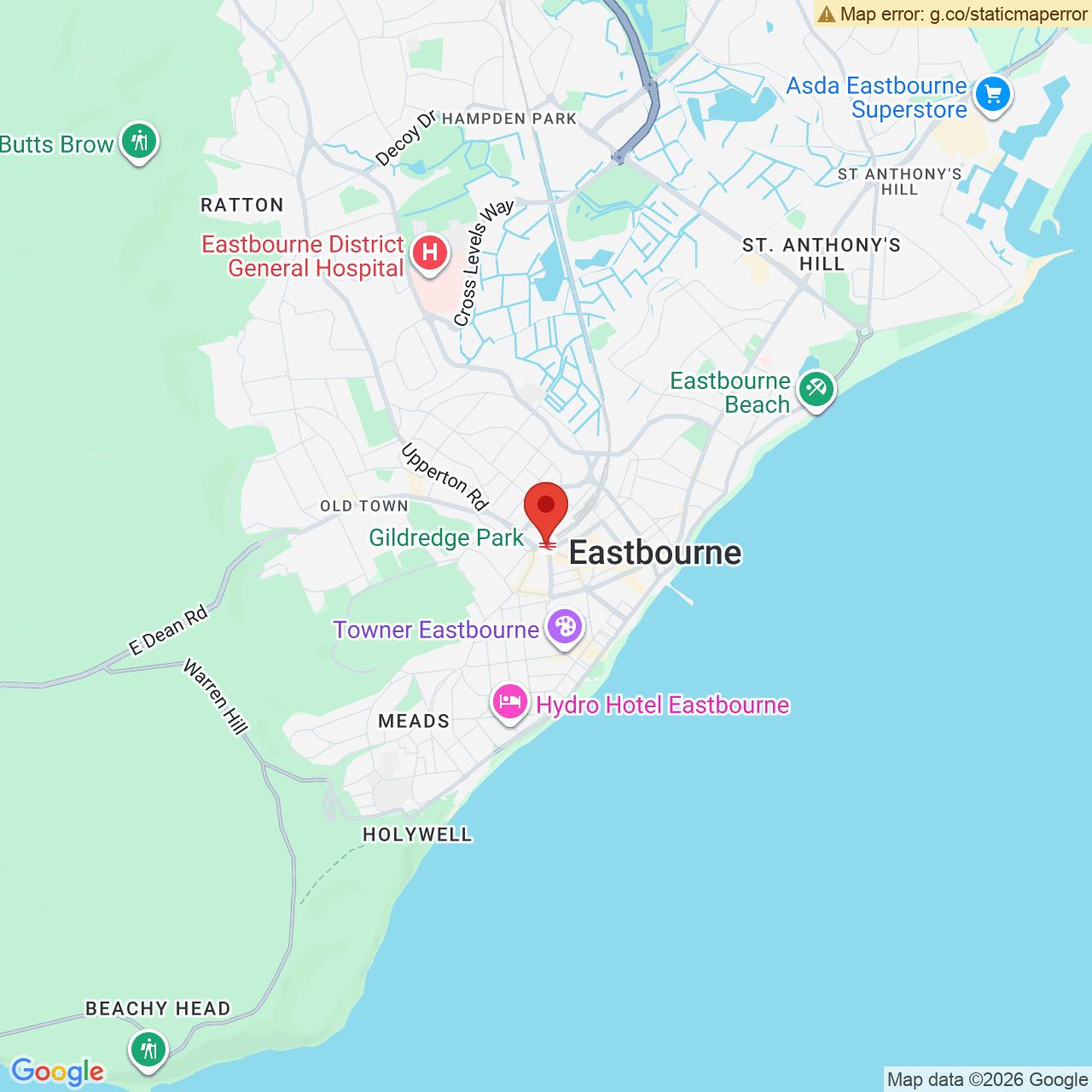 Map displaying vacancy location