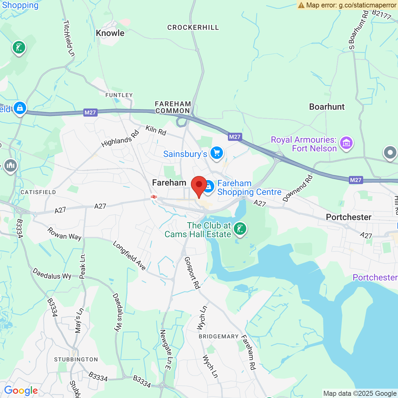 Map displaying vacancy location