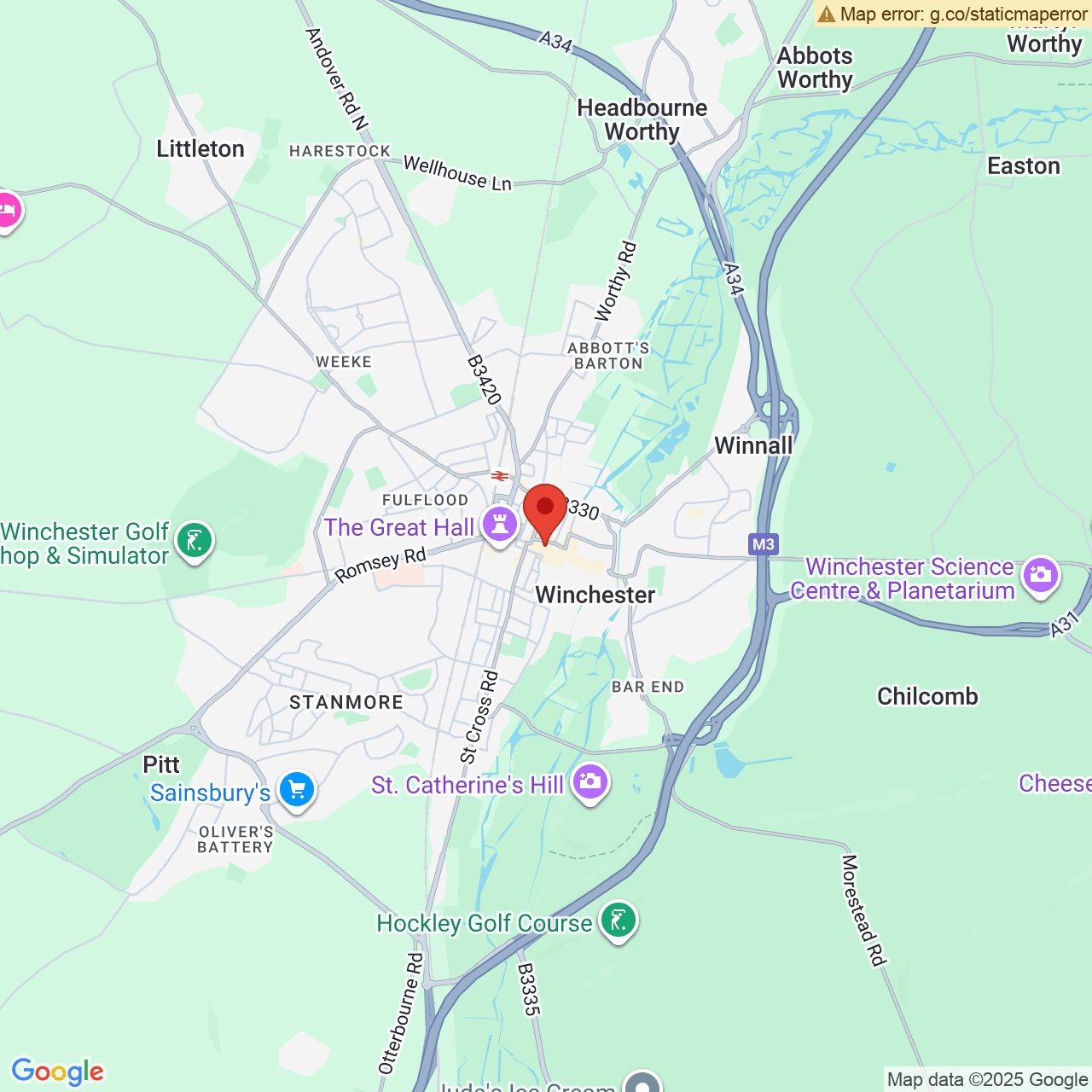 Map displaying vacancy location