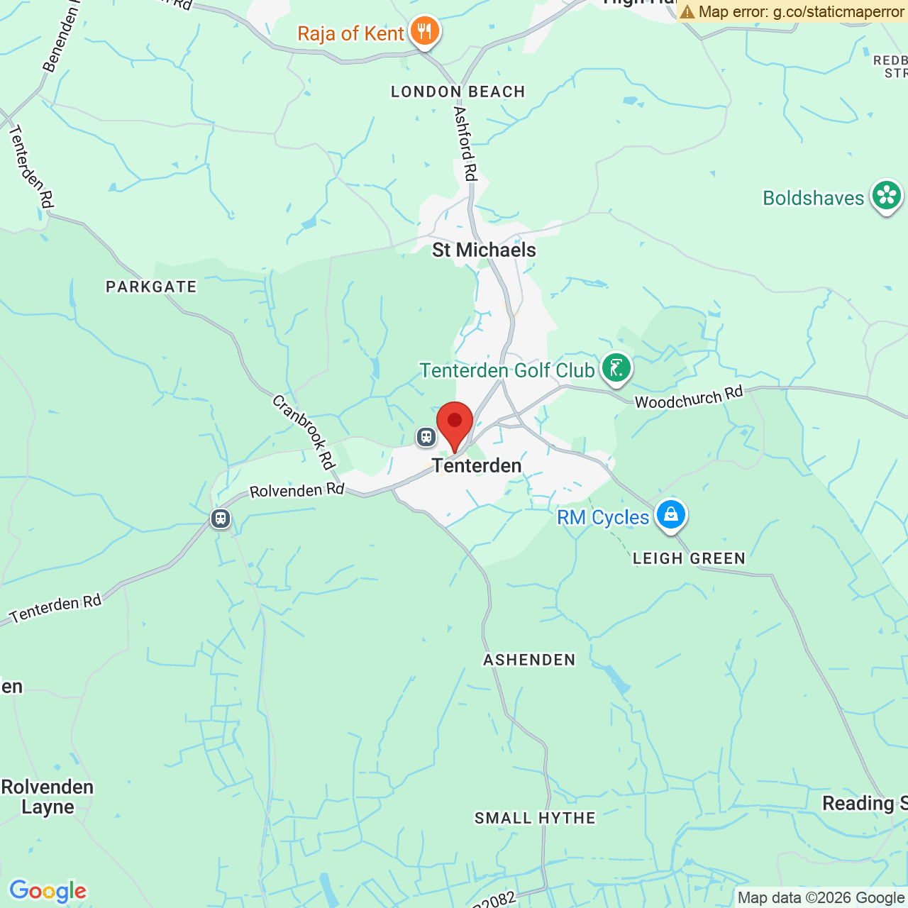 Map displaying vacancy location