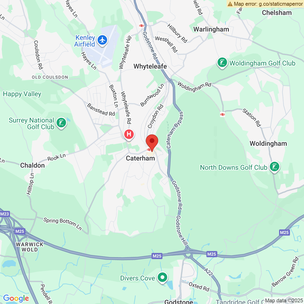 Map displaying vacancy location