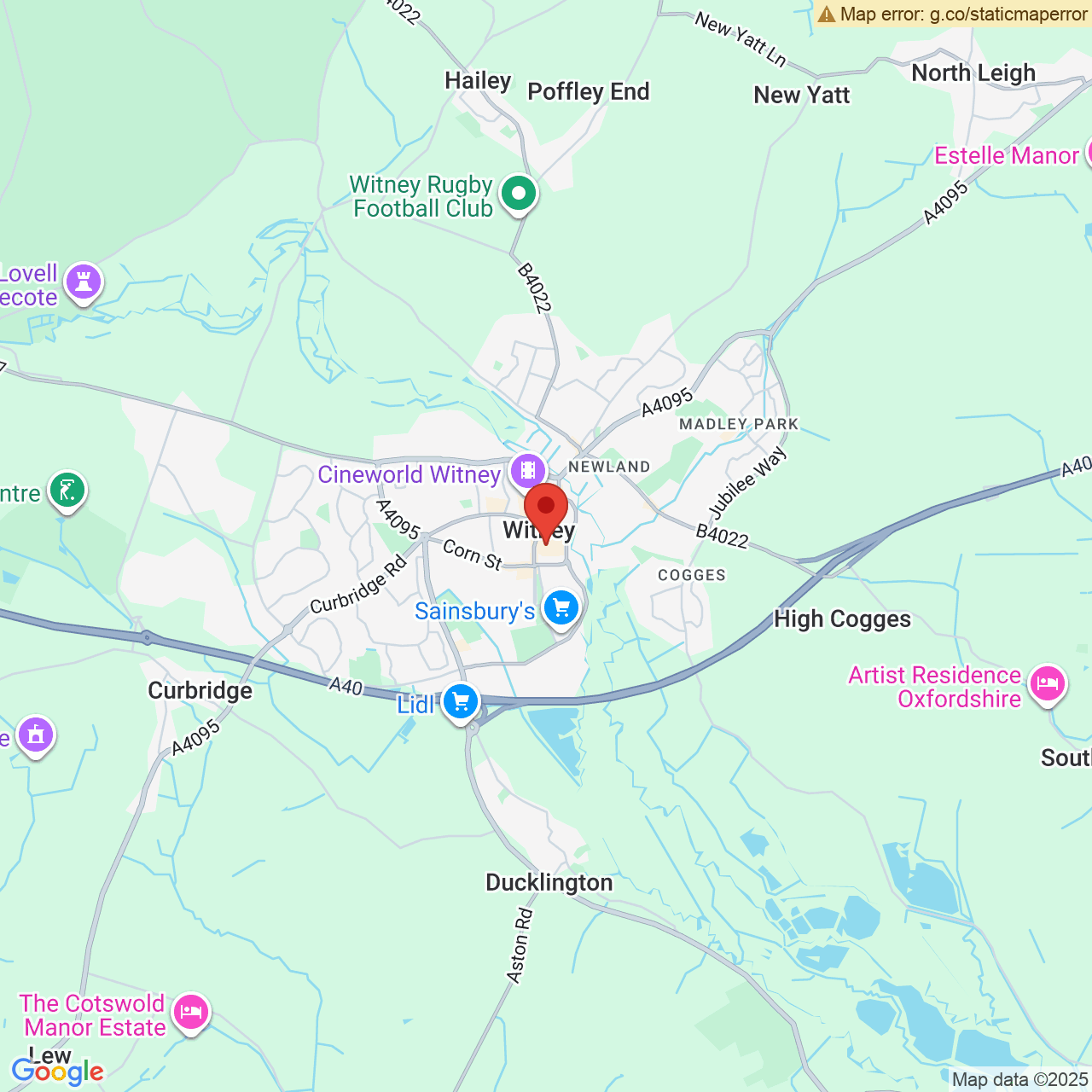 Map displaying vacancy location