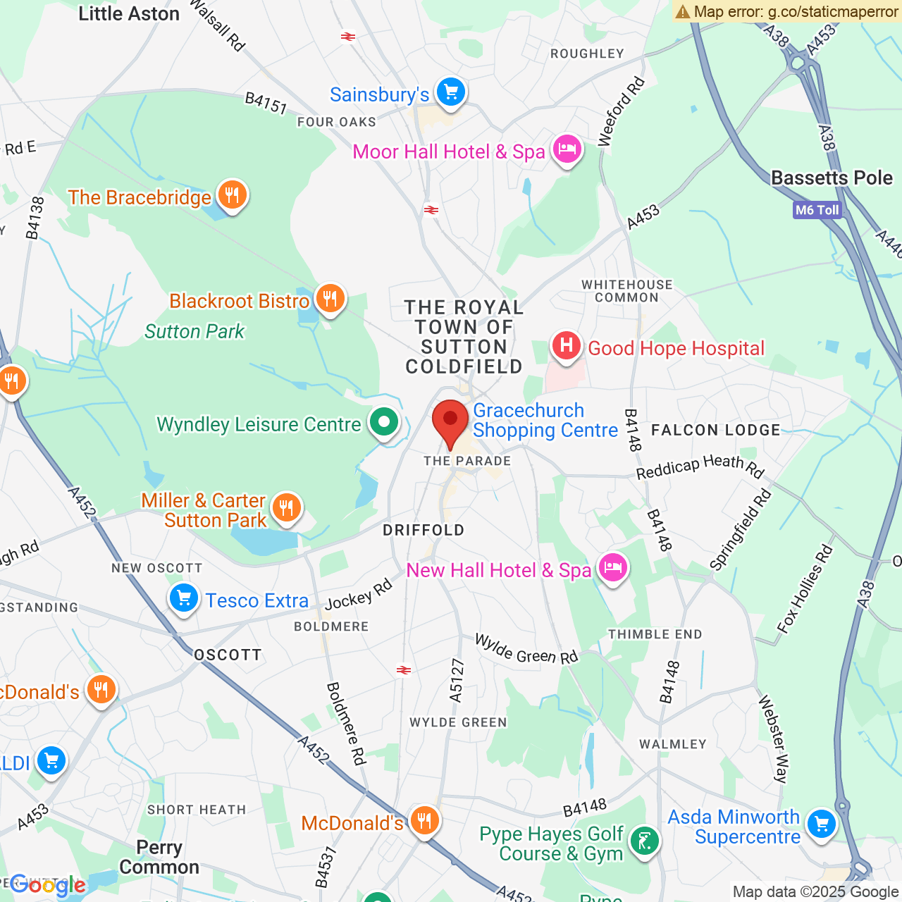 Map displaying vacancy location