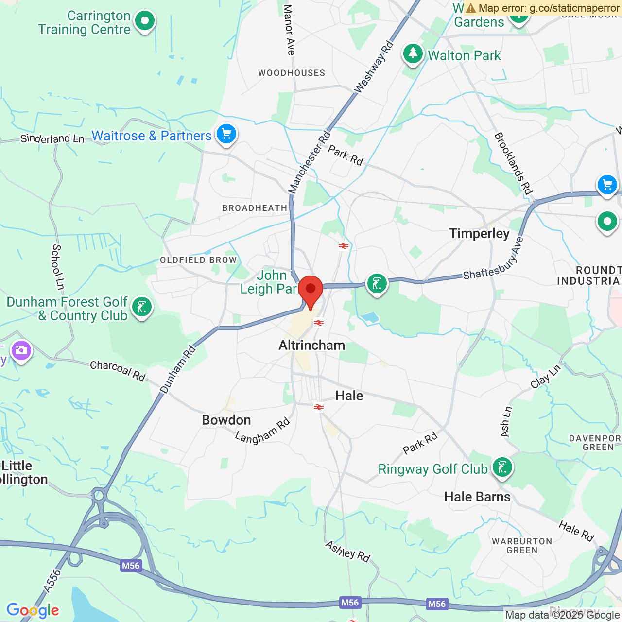 Map displaying vacancy location